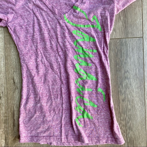 NBW SZ M SUNKISSED JAMAICA HEATHER PINK S/S TEE - Picture 3 of 5